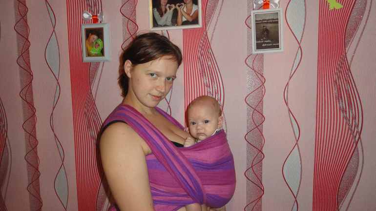 домашнее слингохождение)))