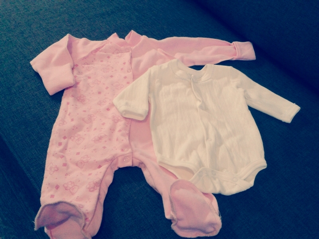 Первые вещички ))