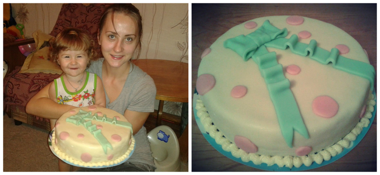 Первый опыт работы с мастикой и не только...