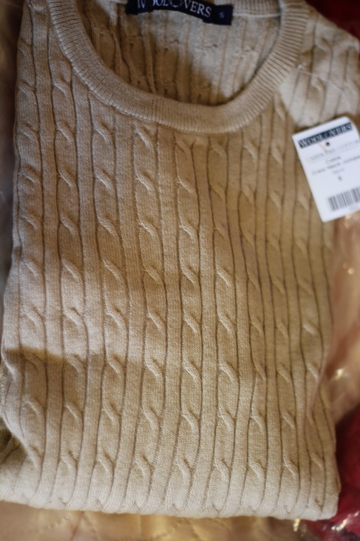 Новый свитер woolovers,размер 46-48,унисекс.Кашемир-хлопок.1300 руб