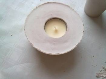 Фото МК подсвечники из гипса