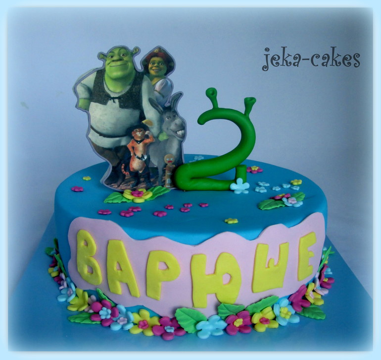 Торт "Шрек"