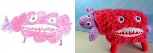 Игрушки по рисункам ваших деток!