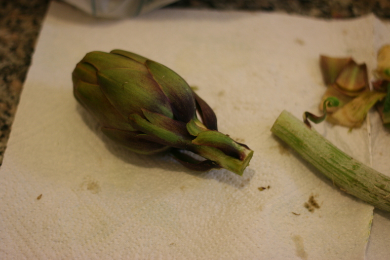 Гарнир: артишоки