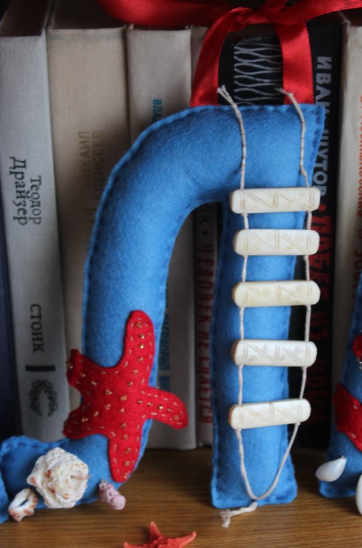 Имя из фетра