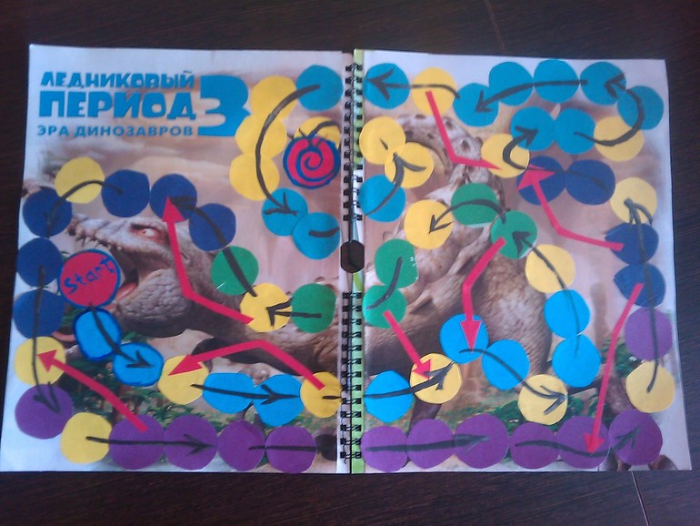 Игра-бродилка своими руками