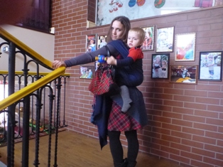 Конкурс слингостиль - и я в уходящий поезд (надеюсь, часовые пояса учтены ;) )