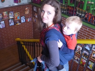 Конкурс слингостиль - и я в уходящий поезд (надеюсь, часовые пояса учтены ;) )