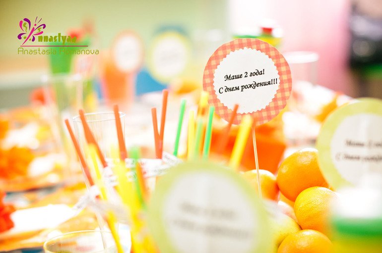 Апельсиновый день рождения или в гостях у Чебурашки!