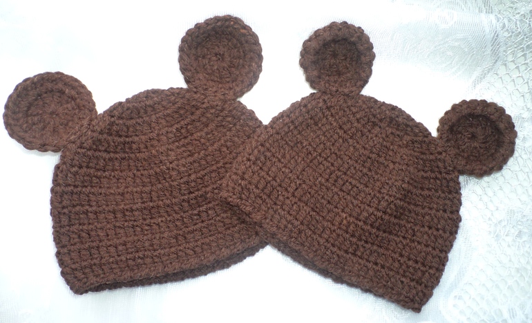 шапочки для новорожденных