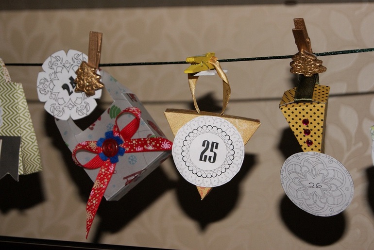 Наш первый Адвент -Календарь. Новогодние праздники начались!