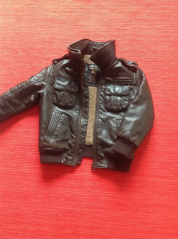 Кожаная куртка Zara Kids рост 92-98
