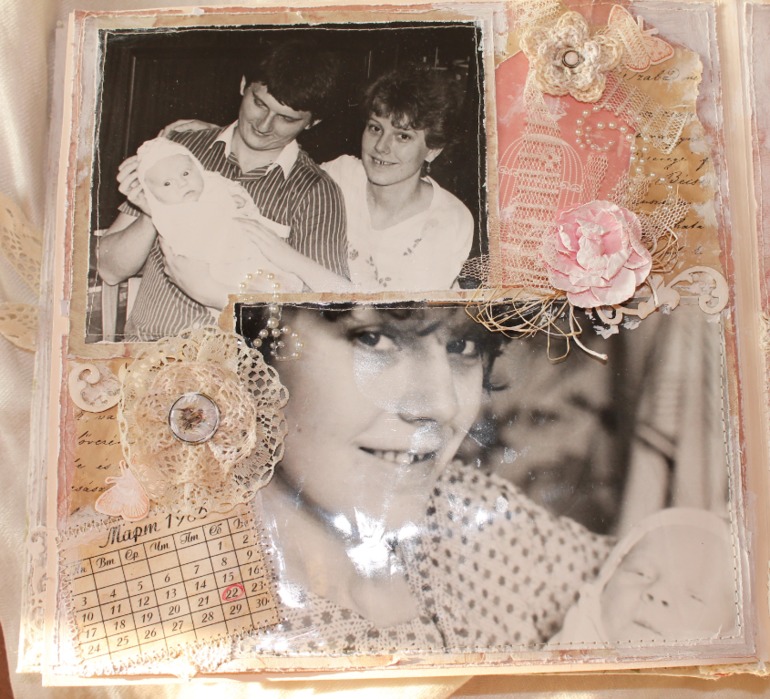 Разворот №4 СП альбом шебби шик.