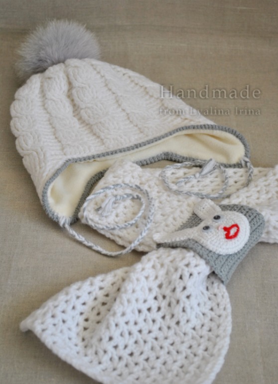 Зимний комплект для девочки Зайкина Радость