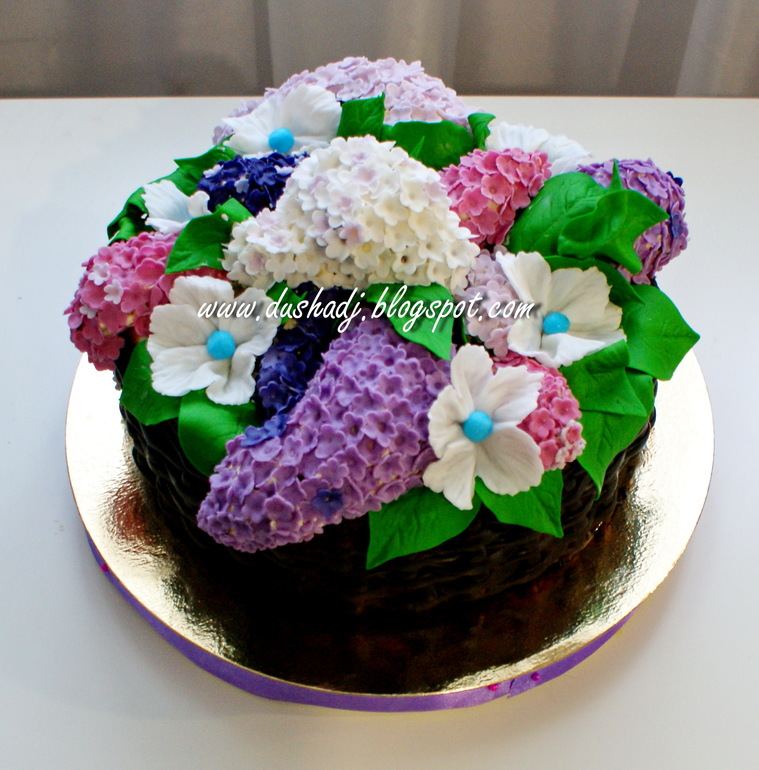 Сиреневая корзина...