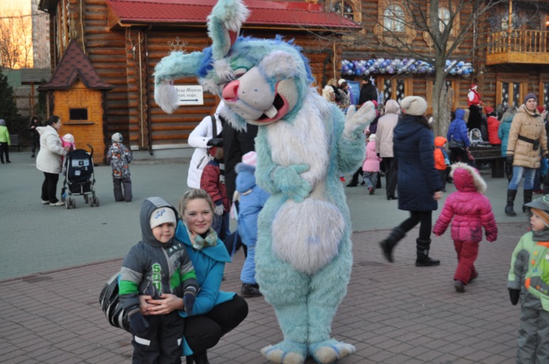 ДР Деда Мороза, его резиденция в Кузьминском парке.