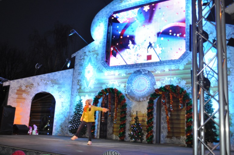 ДР Деда Мороза, его резиденция в Кузьминском парке.