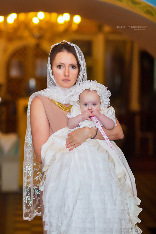 Крещение Виктории! Вторая часть. Фотосет от Катерины.