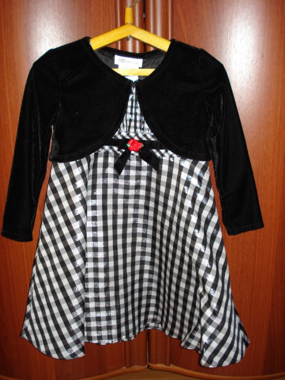 Платье Bonnie Jean 3-4 года, б/у 1 раз. 500 р. Регион, почта