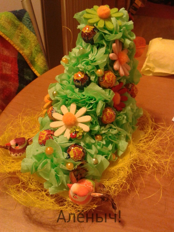 Пристроила чупики)