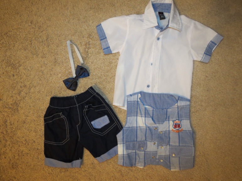 Нарядный летний костюм для мальчика на 1 год