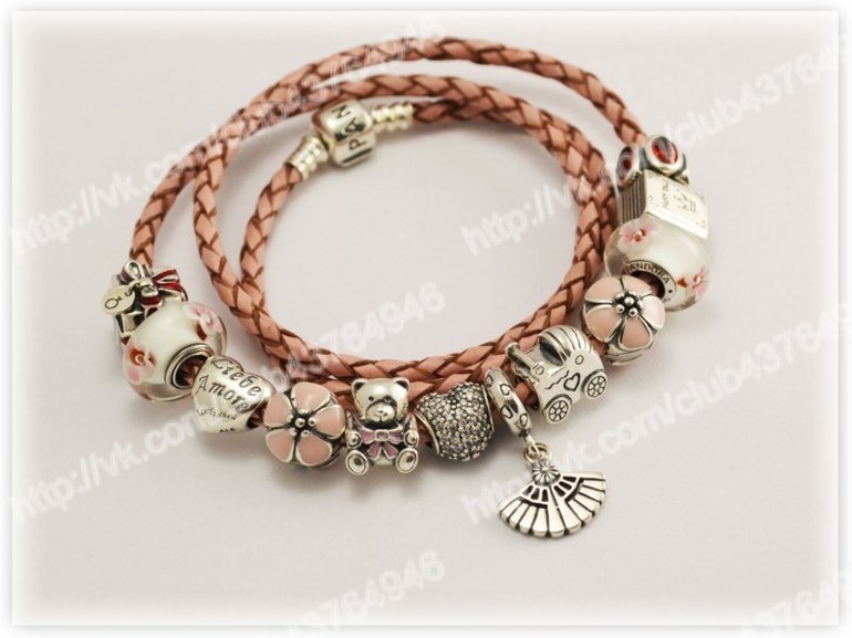 Украшения в стиле pandora из серебра 925 пробы