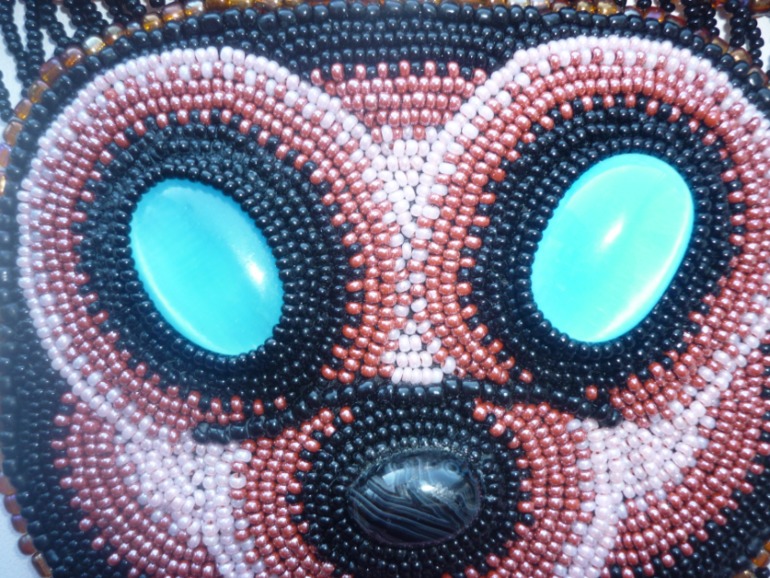 Колье "Сиамская кошка"