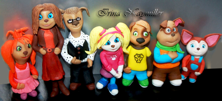 Торт с барбоскинами