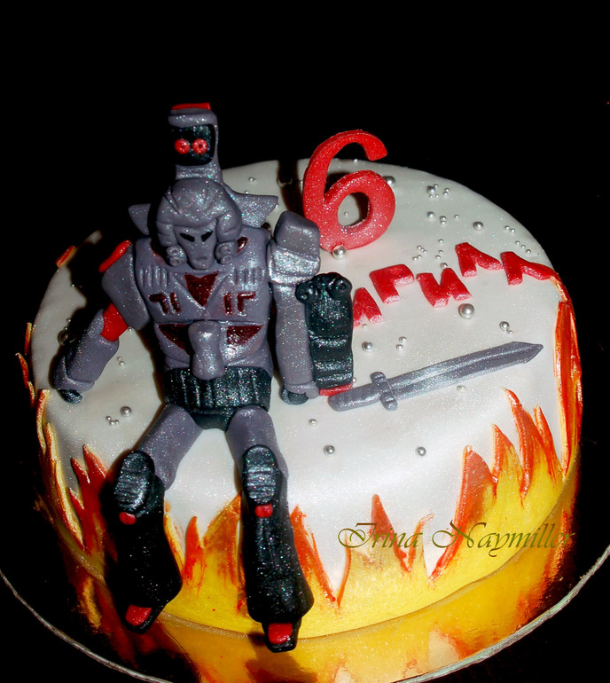 Торт с трансформером