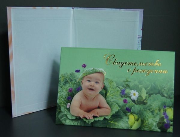 ПАПКИ ДЛЯ СВИДЕТЕЛЬСТВА О РОЖДЕНИИ И О БРАКЕ  100 И 200 РУБ