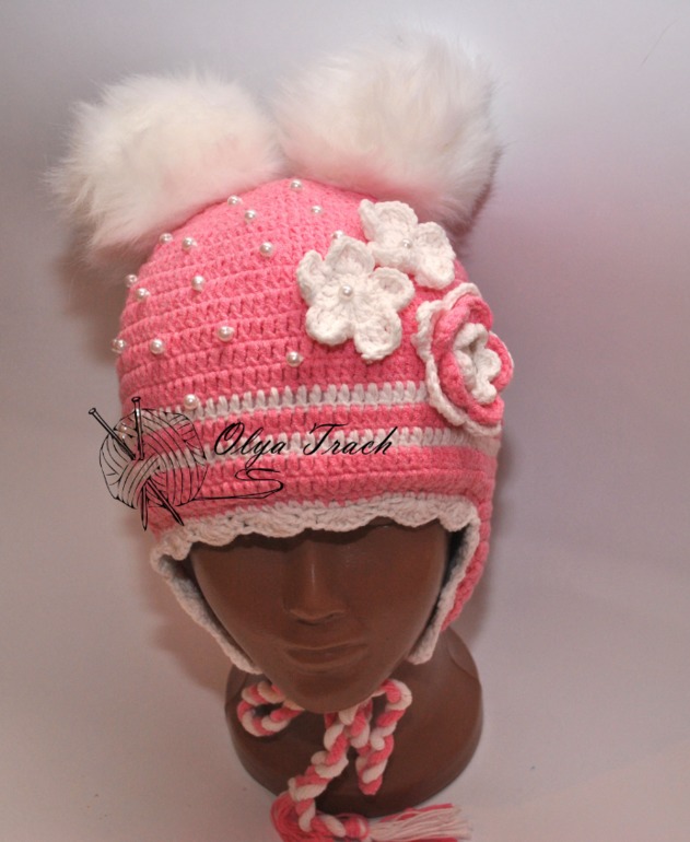 Для братика и сестрички зимние шапочки)))