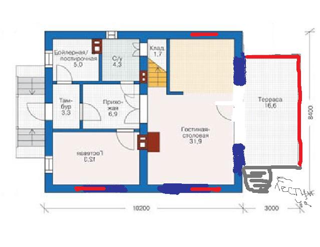 эпопея с гостинной-кухней-столовой)