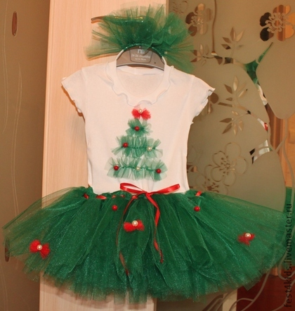 Ободочек для костюма Ёлочки