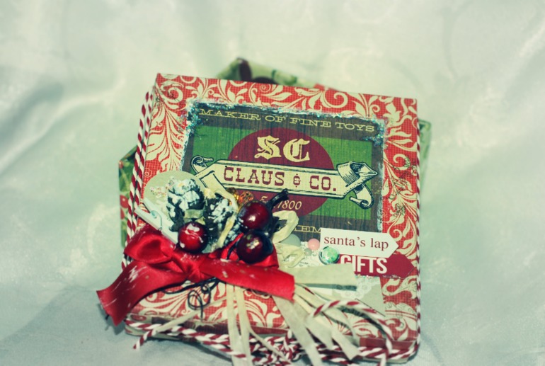 Новогодняя коробочка для подарка