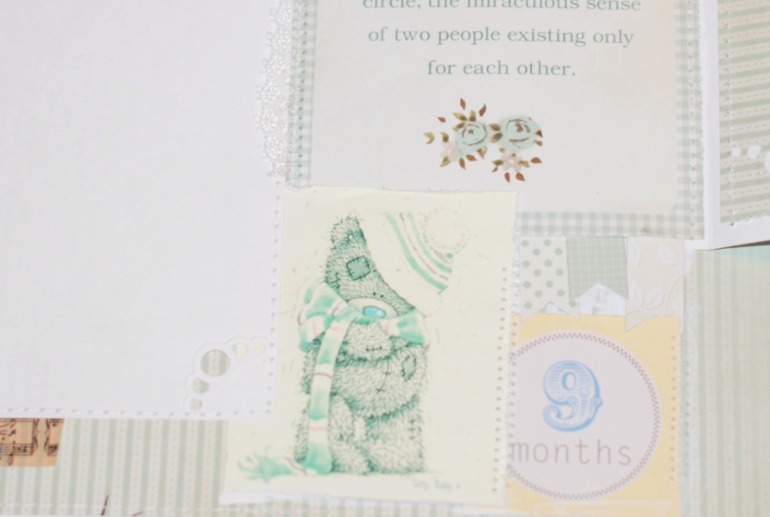 Большой и нежный альбом для мальчика на первый год.