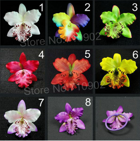 Резинки с большими орхидеями, цена 30 руб/ шт!