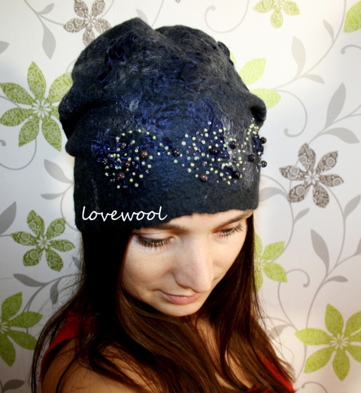 комплект 6 - шапочка и варежки