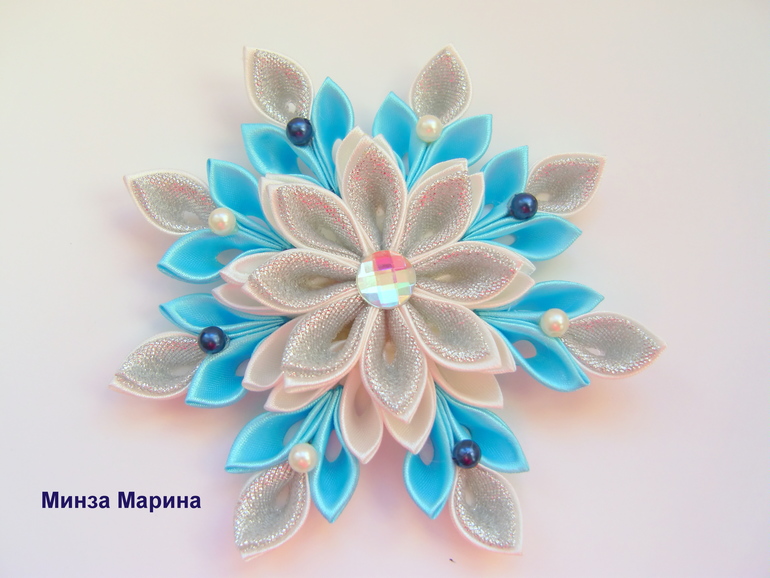 Снежинку сделаю на повязке или ободке