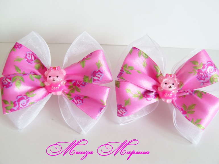 Новенькие бантики с красивыми серединками :)