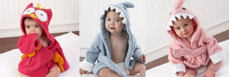 Полотенца - халатики от О до 1,5 лет, 450 рублей
