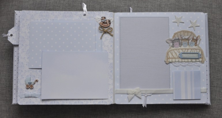 Альбом для малыша с кроликами))