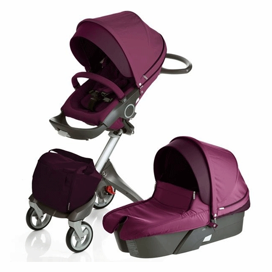 Пристрой! Stokke Xplory 2 в 1 + Winter Kit цвет Purple и Xplory + автокресло izisleep цвет Brown!