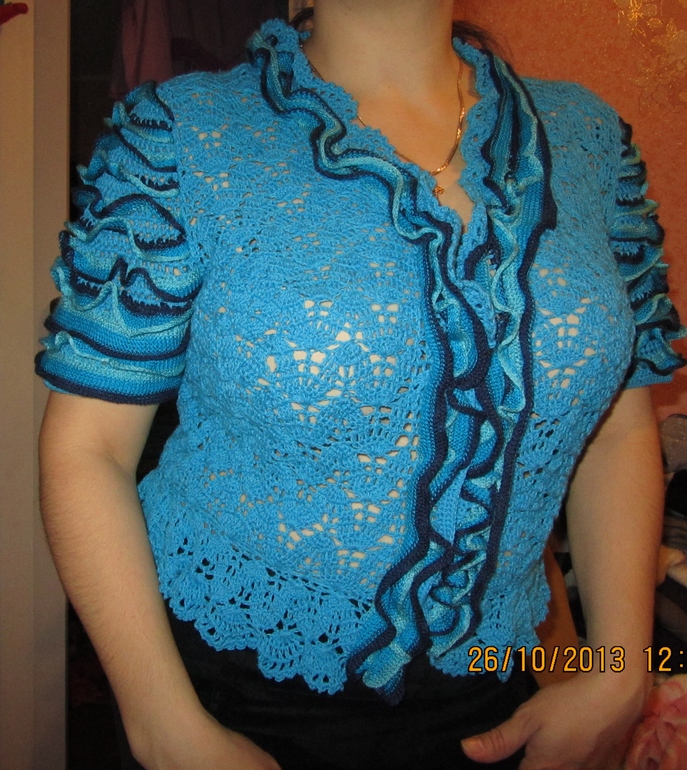 ажурная кофточка