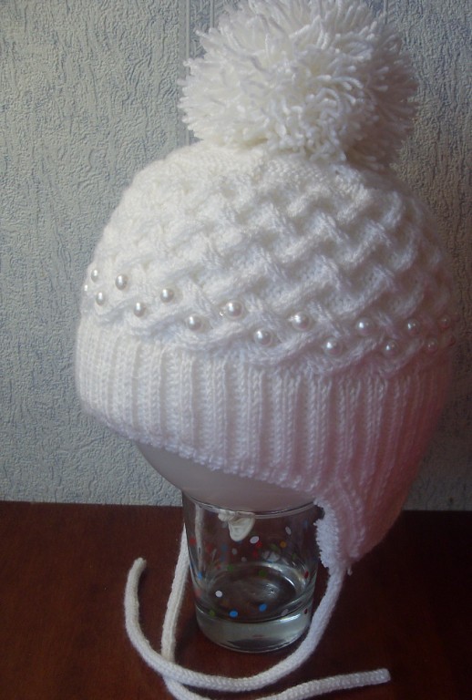 Еще одна шапуля по мотивам "Жемчужной зимы"