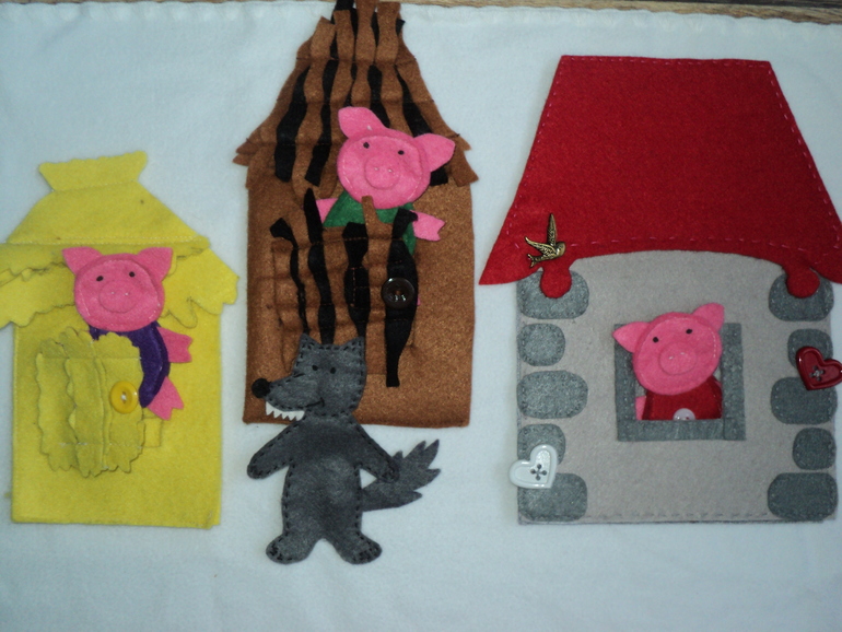 Ровно месяц шью фетрушки для дочки))) фотоотчет