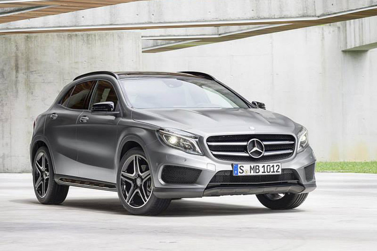 Новенький Mercedes GLA.