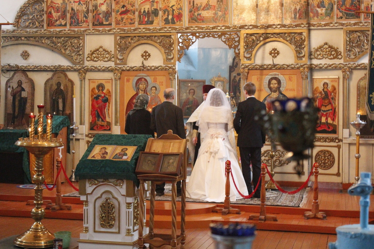 Третья годовщина венчания!