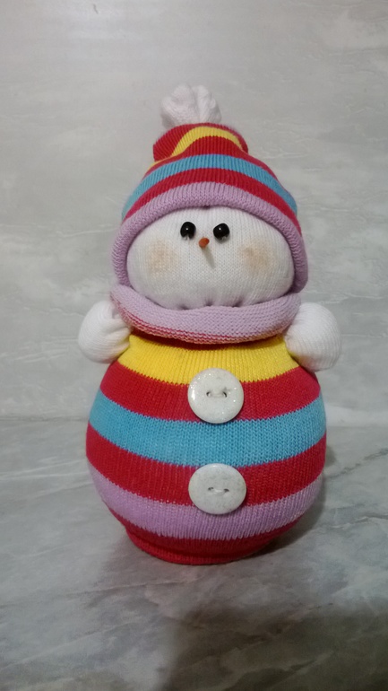 Новогодняя поделка в садик)))