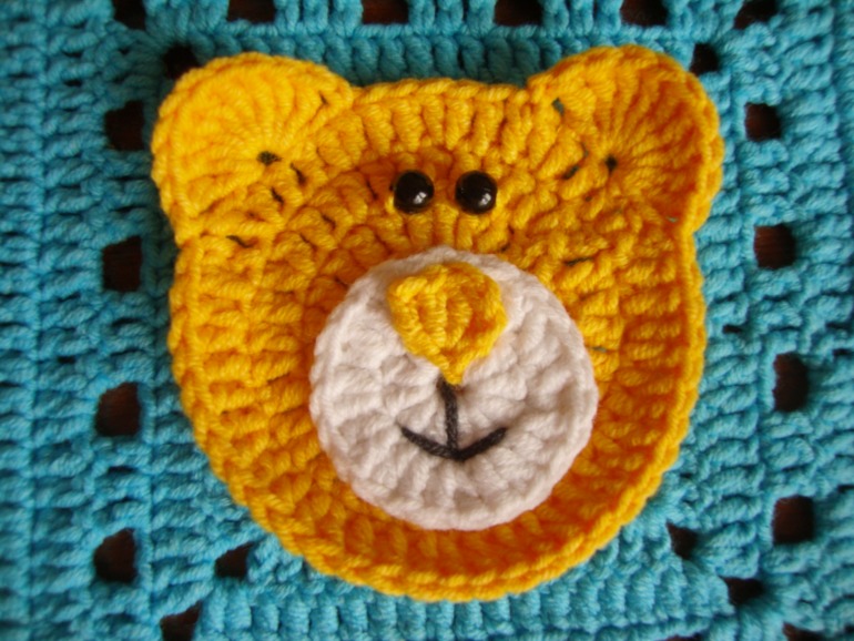 Детский пледик с мишками