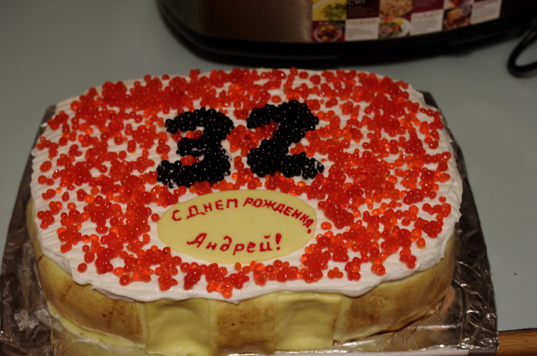 Торт-бутерброд или как я стала метателбьницей икры